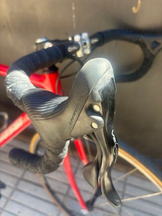 Bicicleta Massi de Carbono Roja