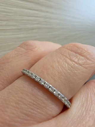 Conjunto de 4 Anillos Moissanita.