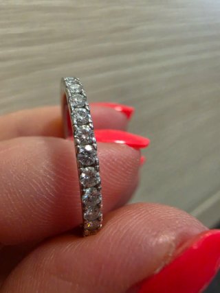 Conjunto de 4 Anillos Moissanita.