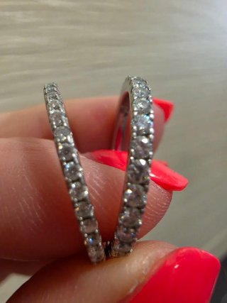 Conjunto de 4 Anillos Moissanita.