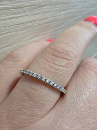 Conjunto de 4 Anillos Moissanita.
