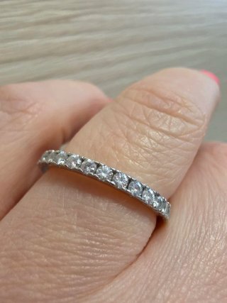 Conjunto de 4 Anillos Moissanita.