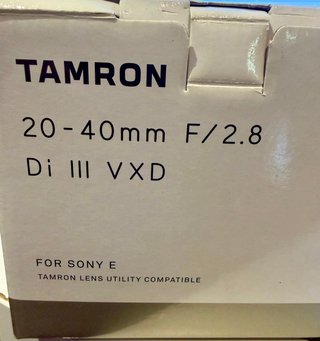 Tamron 20-40mm f/2.8 Di III VXD Sony E