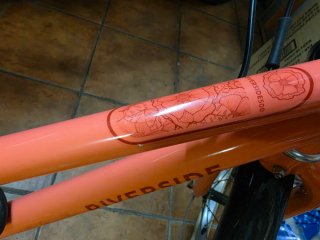 Bicicleta niña Decathlon naranja 20"