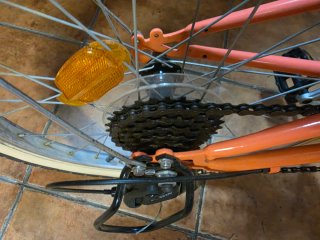 Bicicleta niña Decathlon naranja 20"