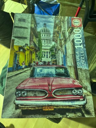 Puzzle Educa 1000 Piezas Coche Clásico Cuba