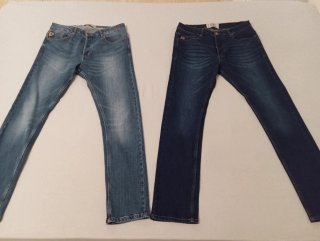 2 Pantalones Lois Hombre Azul claro y oscuro