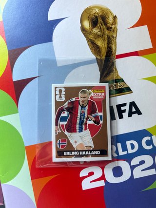 Erling Haaland Extra Sticker Bronce