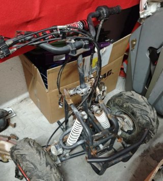 Tren delantero miniquad