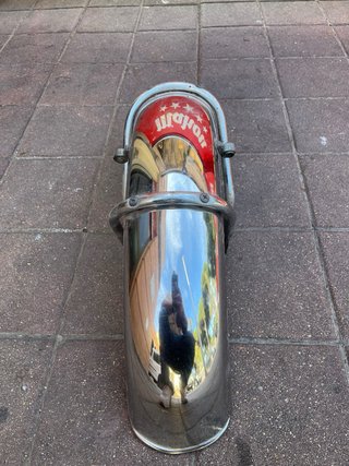 Guardabarros Guzzi Convert Cromado