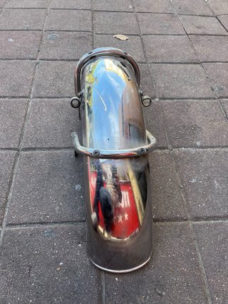 Guardabarros Guzzi Convert Cromado