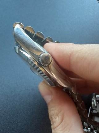Seiko Mod Datejust Diamantes Esfera Blanca