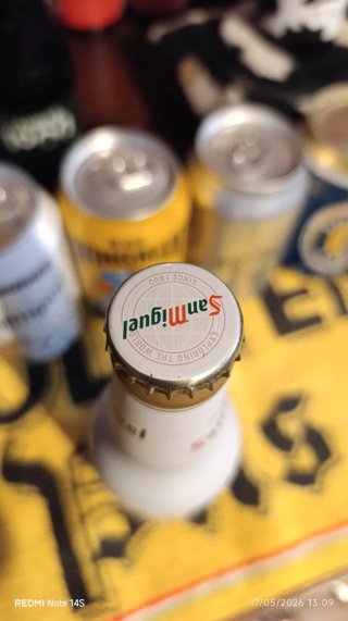 Novedad botella San Miguel Aluminio VACÍA