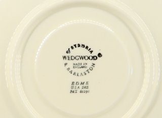 Juego Taza y Plato Wedgwood Edme Wildb