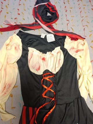 Disfraz Pirata Zombie Talla Única (m)