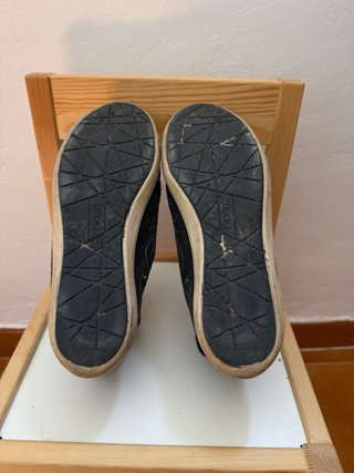 Botines Bosi Talla 38 Negro/Plata