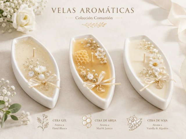 Velas aromáticas "Colección Oceánica"