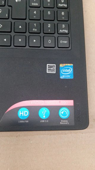 Portátil Lenovo IdeaPad 100-15IBY Negro