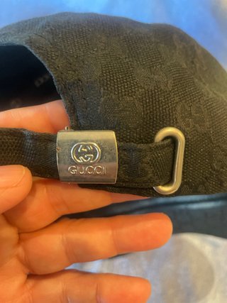 Berretto Gucci Nero con Ape e Strisce