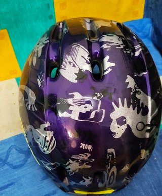 Casco Giro Infantil Morado