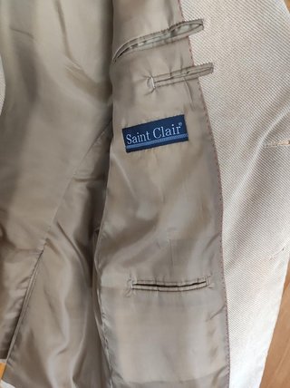 Americana beige Saint Clair. Talla: 54