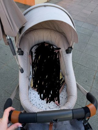 Carrito Stokke Crusi. Silla y capazo