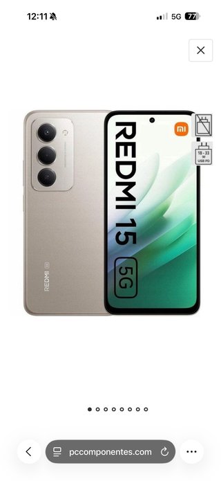 Xiaomi Redmi 15 5G 256GB Gris