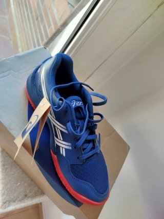 Zapatillas Asics Azul y Naranja