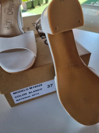 Sandalias miMaO Novia Talla 37 Nuevas