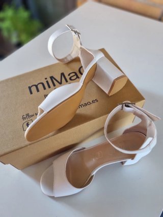 Sandalias miMaO Novia Talla 37 Nuevas