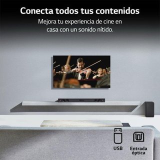 LG SoundBar SQC2 Bluetooth 2.1 Negra