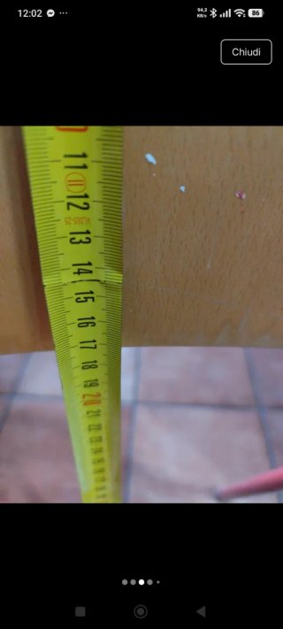 Sedia scuola vintage legno e metallo