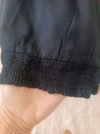 Top Stradivarius Negro Talla S