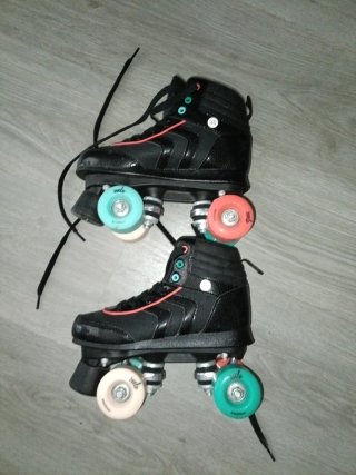 Patines Oxelo Talla 35 Negros