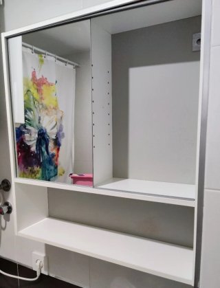 Armario Baño IKEA Fullen Espejo Corredero