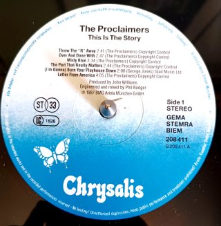 The Proclaimers - This Is The Story. LP Vinilo