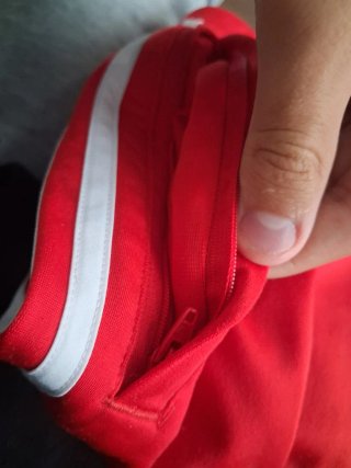 Pantalones chándal Adidas rojos Talla S