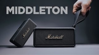 Altavoz Marshall Middleton Negro y Dorado