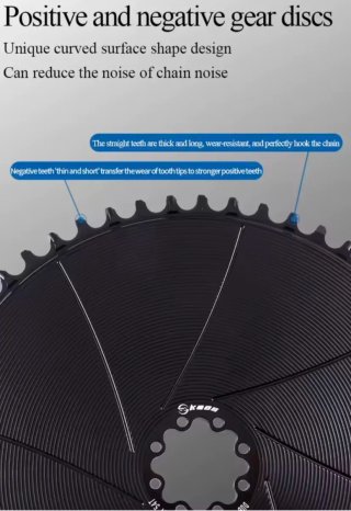 Plato Keos 54T Negro Boost 3mm Offset Sin Estrenar