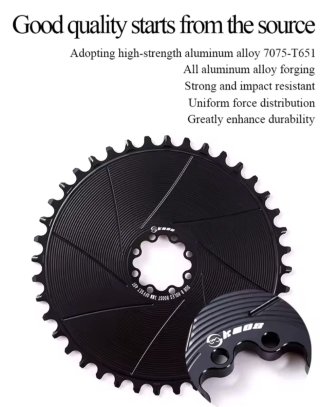Plato Keos 54T Negro Boost 3mm Offset Sin Estrenar