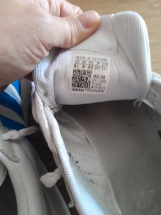 Zapatillas Adidas Blancas y Azules