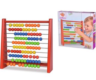 Ábaco de madera 100 bolas para niños