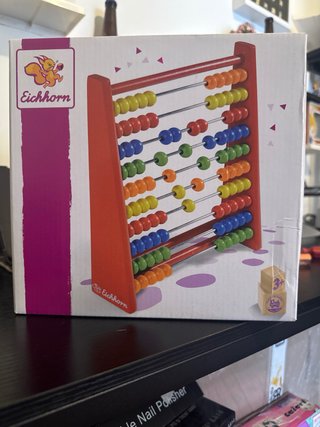 Ábaco de madera 100 bolas para niños