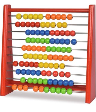 Ábaco de madera 100 bolas para niños