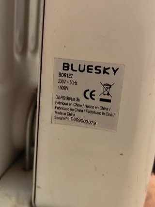 Radiador Aceite BLUESKY 1500W