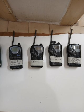 9 Walkie Talkies Kenwood