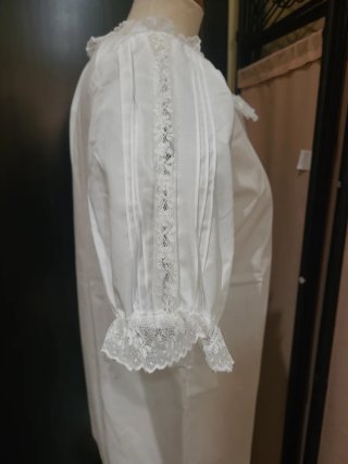 Blusa Huertana Talla 16 popelin Blanco