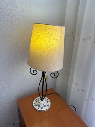 Lámpara de mesa decorativa cerámica