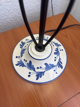 Lámpara de mesa decorativa cerámica