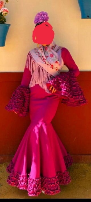 Traje de Flamenca Sibilina Talla Única